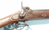 MEXICAN WAR to CIVIL WAR HARPERS FERRY U.S. MODEL 1842 PERCUSSION MUSKET DATED 1845. - 2 of 9
