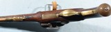 REVOLUTIONARY WAR ERA FRENCH FLINTLOCK HOLSTER PISTOL SIGNED LA CAILLE CA. 1770’S. - 7 of 9