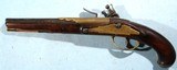 REVOLUTIONARY WAR ERA FRENCH FLINTLOCK HOLSTER PISTOL SIGNED LA CAILLE CA. 1770’S. - 2 of 9