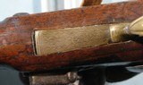 REVOLUTIONARY WAR ERA FRENCH FLINTLOCK HOLSTER PISTOL SIGNED LA CAILLE CA. 1770’S. - 9 of 9