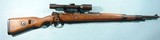 WW2 MAUSER K98K GUSTLOFF WERKE BCD/1944 8MM SNIPER RIFLE W/ORIG. AJACK 4X90 SCOPE. - 1 of 11