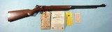 REMINGTON MODEL 341 OR 341-P SPORTMASTER .22 S,L,LR CAL. RIFLE CA. 1930’S WITH IT'S ORIG. HANGING TAGS & MANUAL. - 1 of 10