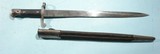 EXCELLENT BRITISH WILKINSON MADE P1887 OR 1887 MK III SABER / SWORD BAYONET & SCAB. FOR THE MARTINI HENRY RIFLE, DATED 1889. - 4 of 5
