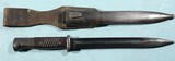 1939 EXTRA NICE MAUSER K98K RIFLE BAYONET, SCABBARD & FROG BY HELLER. - 1 of 6