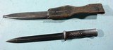 1939 EXTRA NICE MAUSER K98K RIFLE BAYONET, SCABBARD & FROG BY HELLER. - 5 of 6