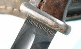 1939 EXTRA NICE MAUSER K98K RIFLE BAYONET, SCABBARD & FROG BY HELLER. - 4 of 6