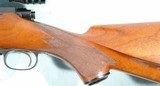 PRE-64 WINCHESTER MODEL 70 FEATHERWEIGHT .308 WIN MANNLICHER STYLE CUSTOM RIFLE WITH SCOPE, CIRCA 1961. - 5 of 14