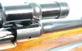 PRE-64 WINCHESTER MODEL 70 FEATHERWEIGHT .308 WIN MANNLICHER STYLE CUSTOM RIFLE WITH SCOPE, CIRCA 1961. - 14 of 14