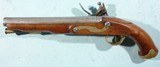SCARCE AND FINE BRITISH GEORGE III EAST INDIA COMPANY FLINTLOCK LIGHT DRAGOON PISTOL BY DAVIDSON DATED 1802. - 2 of 12