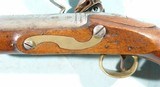 SCARCE AND FINE BRITISH GEORGE III EAST INDIA COMPANY FLINTLOCK LIGHT DRAGOON PISTOL BY DAVIDSON DATED 1802. - 4 of 12