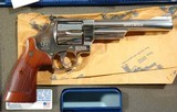 2003 LIKE NEW IN BOX SMITH & WESSON MODEL 29 10 OR 29-10 .44 MAGNUM 6 1/2" NICKEL REVOLVER. - 3 of 11