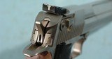 MAGNUM RESEARCH IMI DESERT EAGLE .44 MAGNUM NICKEL PISTOL IN ORIG. BOX, CIRCA 1980'S. - 6 of 12