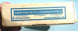 MAGNUM RESEARCH IMI DESERT EAGLE .44 MAGNUM NICKEL PISTOL IN ORIG. BOX, CIRCA 1980'S. - 11 of 12