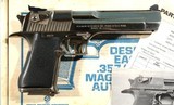 MAGNUM RESEARCH IMI DESERT EAGLE .44 MAGNUM NICKEL PISTOL IN ORIG. BOX, CIRCA 1980'S. - 2 of 12