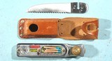 VINTAGE 1970'S APOLLO SPACE AGE SURVIVAL KNIFE & SHEATH. - 2 of 6