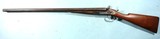 ANTIQUE REMINGTON WHITMORE LIFTER GRADE 1 MODEL 1874 12GA. FLUID STEEL HAMMER 30" SHOTGUN. - 2 of 16