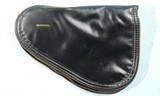 VINTAGE BROWNING ZIPPERED PISTOL RUG / CASE FOR MODEL 1910 OR 71 .380ACP OR .32ACP PISTOL, 10"X 7" RED FLANNEL LINED. - 1 of 5