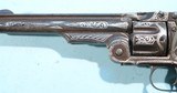 RARE SMITH & WESSON NEW MODEL NO. 3 RUSSIAN SILVER NIELLO INLAID .44 CAL. REVOLVER CA. 1877. - 3 of 8