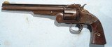 RARE INDIAN WARS SMITH & WESSON U.S. 1ST MODEL AMERICAN NO. 3 REVOLVER SERIAL NUMBER 433 CIRCA 1871. - 2 of 12