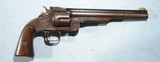 RARE INDIAN WARS SMITH & WESSON U.S. 1ST MODEL AMERICAN NO. 3 REVOLVER SERIAL NUMBER 433 CIRCA 1871. - 1 of 12