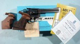 MANURHIN MR 73 .32 S&W LONG CAL. 6” SINGLE ACTION MATCH REVOLVER W/ORIG. BOX CA. 1990. - 1 of 10