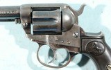 COLT MODEL 1877 DOUBLE ACTION LIGHTNING .38 COLT CAL. 4 1/2” REVOLVER CIRCA 1903. - 3 of 10