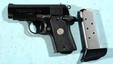 COLT MUSTANG MK IV SERIES 80 SEMI-AUTO .380 ACP PISTOL W/EXTRA EXTENDED MAGAZINE. - 1 of 8