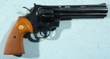COLT PYTHON .357 MAG. CAL 6” REVOLVER CIRCA 1978. - 2 of 9