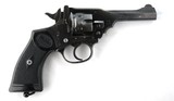WW2 ERA BRITISH WEBLEY & SCOTT MK IV .38/200 DOUBLE ACTION 4” SERVICE REVOLVER. - 2 of 6