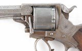 BRITISH TRANTER 1868 DOUBLE ACTION .450 CF CAL. ARMY REVOLVER. - 4 of 9