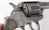 COLT MODEL 1878 DOUBLE ACTION .45 LONG COLT CAL. 5 1/2’ REVOLVER W/1892 SAN FRANCISCO, CALIFORNIA FACTORY LETTER AND ORIGINAL PERIOD HOLSTER. - 8 of 13