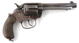 COLT MODEL 1878 DOUBLE ACTION .45 LONG COLT CAL. 5 1/2’ REVOLVER W/1892 SAN FRANCISCO, CALIFORNIA FACTORY LETTER AND ORIGINAL PERIOD HOLSTER. - 2 of 13