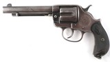 COLT MODEL 1878 DOUBLE ACTION .45 LONG COLT CAL. 5 1/2’ REVOLVER W/1892 SAN FRANCISCO, CALIFORNIA FACTORY LETTER AND ORIGINAL PERIOD HOLSTER. - 3 of 13