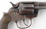 COLT MODEL 1878 DOUBLE ACTION .45 LONG COLT CAL. 5 1/2’ REVOLVER W/1892 SAN FRANCISCO, CALIFORNIA FACTORY LETTER AND ORIGINAL PERIOD HOLSTER. - 5 of 13