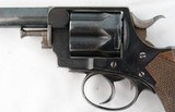 RARE BRITISH P. WEBLEY & SON NO. 5 EXPRESS DOUBLE ACTION .360 ROOK RIFLE CAL. 3 1/2” REVOLVER CIRCA 1886-7. - 3 of 8