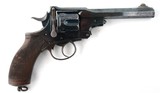 RARE BRITISH WEBLEY NO. 4 PRYSE ’S PATTERN DOUBLE ACTION .476 CAL. 5 3/4” REVOLVER CIRCA 1880’S. - 1 of 8