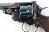 RARE BRITISH WEBLEY NO. 4 PRYSE ’S PATTERN DOUBLE ACTION .476 CAL. 5 3/4” REVOLVER CIRCA 1880’S. - 3 of 8