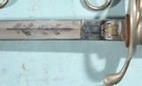 St. JOHN’S COLLEGE U.S. MODEL 1902 CADET SWORD AND SCABBARD CIRCA MID 1900’S. - 4 of 7