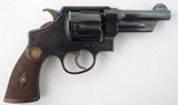 1939 PRE-WAR SMITH & WESSON .44 3RD MODEL H.E. (HAND EJECTOR) "MODEL 0F 1926" .44 SPECIAL 4" BLUE REVOLVER. - 2 of 13