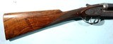 J. PURDEY & SONS EJECTOR SELF-OPENING SIDELOCK 12 GA. SHOTGUN MANUFACTURED IN 1898. - 6 of 16