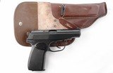 EAST GERMAN MAKAROV 9MM RUSSIAN MAKAROV CAL. SEMI-AUTO PISTOL W/HOLSTER & EXTRA MAGAZINE. - 1 of 4