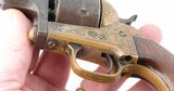 CIVIL WAR ERA FACTORY ENGRAVED BRASS FRAME MOORE’S PATENT SEVEN SHOOTER .32 RF CAL. 5” REVOLVER. - 6 of 7
