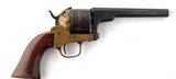 CIVIL WAR ERA FACTORY ENGRAVED BRASS FRAME MOORE’S PATENT SEVEN SHOOTER .32 RF CAL. 5” REVOLVER. - 2 of 7