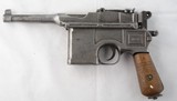 MAUSER C96 OR MODEL 1896 BROOMHANDLE CHINESE CONTRACT 7.63 MM 4” PISTOL. - 2 of 4