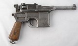 MAUSER C96 OR MODEL 1896 BROOMHANDLE CHINESE CONTRACT 7.63 MM 4” PISTOL. - 1 of 4