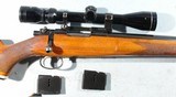 SAKO RIIHIMAKI L461 TYPE BOLT ACTION .222 REMINGTON TARGET OR VARMINT RIFLE W/SCOPE, CIRCA 1955. - 2 of 8