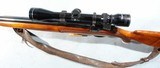 SAKO RIIHIMAKI L461 TYPE BOLT ACTION .222 REMINGTON TARGET OR VARMINT RIFLE W/SCOPE, CIRCA 1955. - 4 of 8