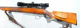SAKO RIIHIMAKI L461 TYPE BOLT ACTION .222 REMINGTON TARGET OR VARMINT RIFLE W/SCOPE, CIRCA 1955. - 3 of 8