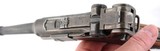 WW1 GERMAN DWM P-08 LUGER 9MM PISTOL. Reworked WW1 military with matching numbers. Toggle with “DWM” logo. Date and proofs removed post war re-work. G - 3 of 8