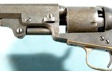 EARLY COLT MODEL 1849 PERCUSSION .31 CAL. 5 SHOT 6” POCKET REVOLVER CA. 1953. - 6 of 10